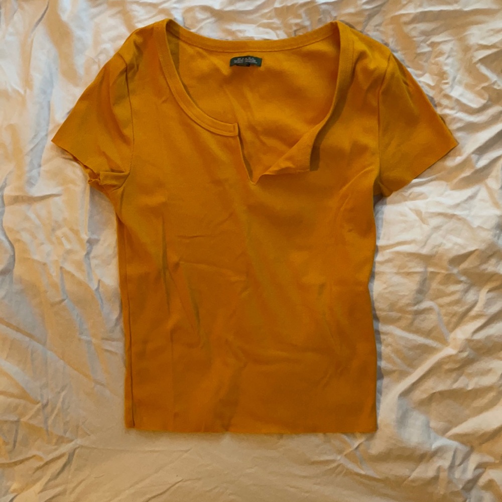Wild Fable Yellow Short Sleeve Size:M